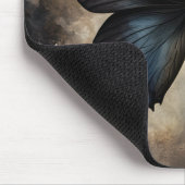 Black Gothic Butterfly マウスパッド (コーナー)