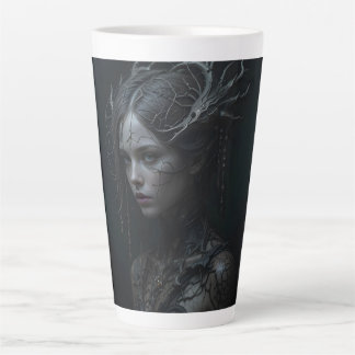 Black Gothic Girl カフェラテマグ