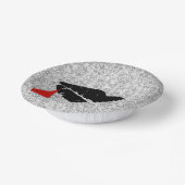 Black Gothic Vampire Kiss Vamp  ペーパーボウル (傾斜あり)