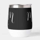 Black Graceful Script Established New Mom Gift (左面)