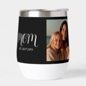 Black Graceful Script Mom Established Photo Gift (左面)