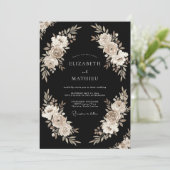 Black Grand Winter Wedding 招待状 (スタンド正面)