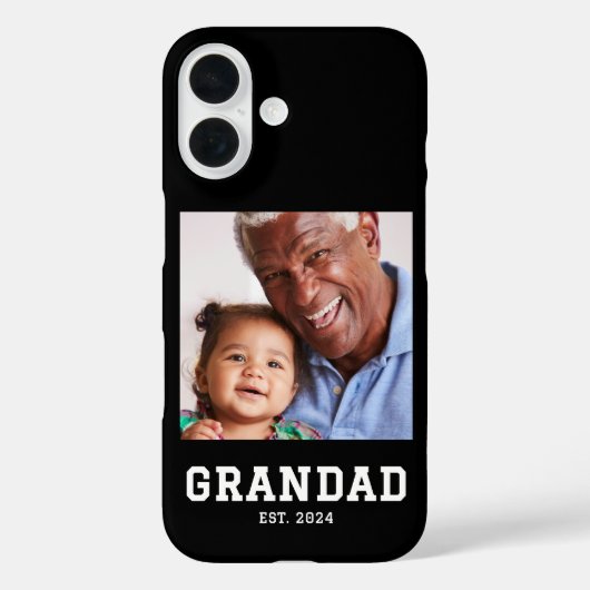 Black Grandad Established Bold Photo Case-Mate iPhoneケース (裏面)