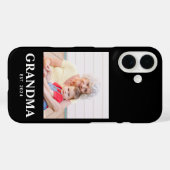 Black Grandma Established Bold Photo Case-Mate iPhoneケース (裏面 (横))