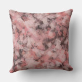 Black Gray Pink White Modern Geometric Abstract アウトドアクッション (裏面)