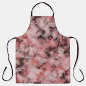 Black Gray Pink White Modern Geometric Abstract エプロン (正面)