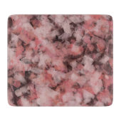 Black Gray Pink White Modern Geometric Abstract カッティングボード (正面)