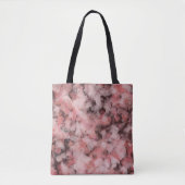 Black Gray Pink White Modern Geometric Abstract トートバッグ (正面)