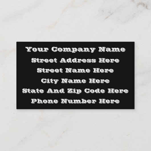 Black Gray White Retro Floral Art Seamless Pattern 名刺 (裏面)