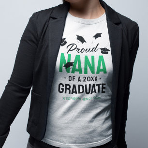 Black Green 誇りを持った Nana 2025卒業生 Tシャツ