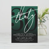 Black Green 30th Anniversary Party 招待状 (スタンド正面)