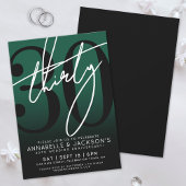 Black Green 30th Anniversary Party 招待状