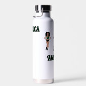 Black Green Dancer #2 ウォーターボトル (右面)