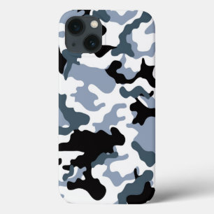Black & Grey Camo iPhone 13ケース
