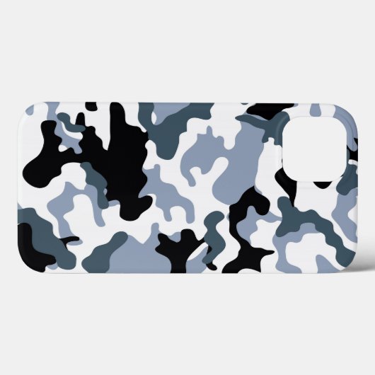 Black & Grey Camo Case-Mate iPhoneケース (裏面 (横))