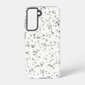 Black & Grey Hearts Phone Case Samsung Galaxyケース (裏面)