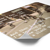 Black Guy on a Bike ポスター (角)