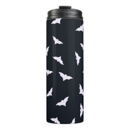 Black Halloween Bats Thermal Tumbler タンブラー
