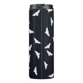 Black Halloween Bats Thermal Tumbler タンブラー (裏面)