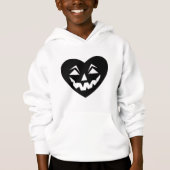 black halloween heart gothic valentine creepy  (正面)