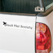 Black Hat会議の社会のバンパーステッカー バンパーステッカー (トラック上)