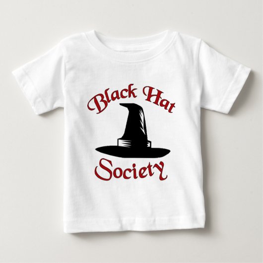 Black Hat会議の社会 ベビーTシャツ (正面)