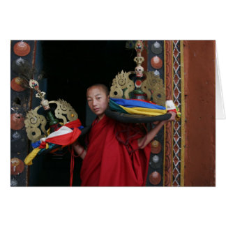 Black Hat会議を持つ若い修道士