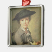 Black Hat会議、18世紀の若いdraughtsman メタルオーナメント (左)