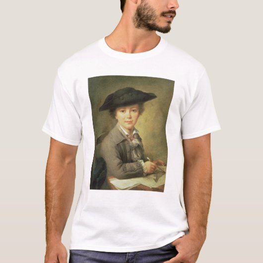 Black Hat会議、18世紀の若いdraughtsman Tシャツ (正面)