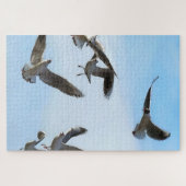 Black Headed Gulls Of The Bosphorus Art ジグソーパズル (横)