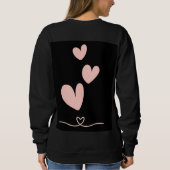 Black Heart Graphic T-Shirt |Aesthetic tshirt スウェットシャツ (裏面)