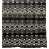 Black Hearted シャワーカーテン (正面)