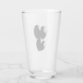 Black Hearts Glass Cup タンブラーグラス (裏面)