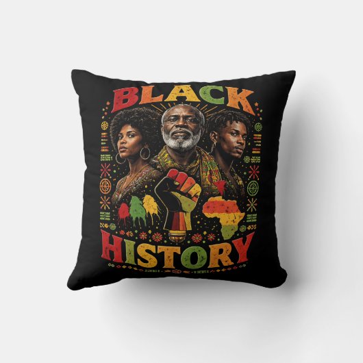Black History クッション (裏面)