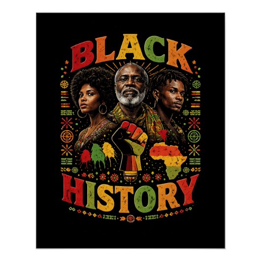 Black History ポスター (正面)