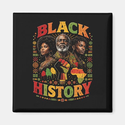 Black History マグネット (正面)