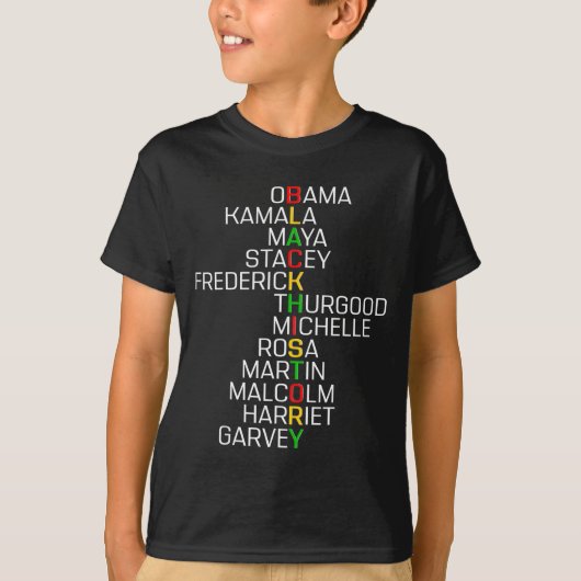 Black History Black Leaders Melanin African Men Wo Tシャツ (正面)