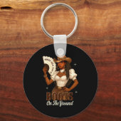 Black History Boots On The Ground Cowgirl Western  キーホルダー (正面)