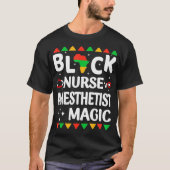 Black History CRNA Nurse Anesthetist African Ameri Tシャツ (正面)