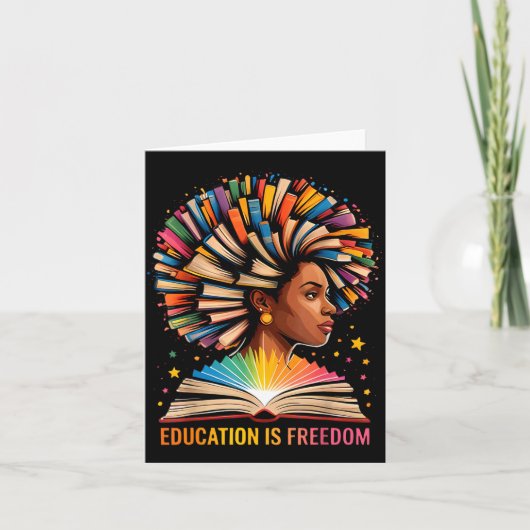 Black History Education Is Dom Books Black History カード (正面)