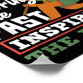 Black History Honoring Past Inspiring Future ポスター (角)