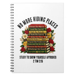 Black History Icons Heroes Christian Study ノートブック