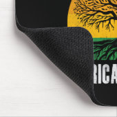 Black History Is American History Bhm African Root マウスパッド (コーナー)