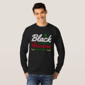 Black History Is American History BHM Tシャツ (正面フル)