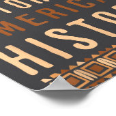 Black History Is American History Melanin Black Pr ポスター (角)