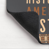 Black History Is American History Melanin Black Pr マウスパッド (コーナー)