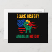 Black History Is American History Month ポストカード (正面/裏面)