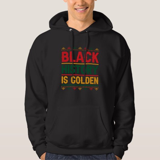 Black History is Golden Month Culture Confidence K パーカ (正面)