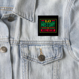 Black History is World HIstory 缶バッジ
