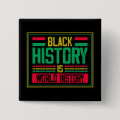 Black History is World HIstory 缶バッジ (正面)
